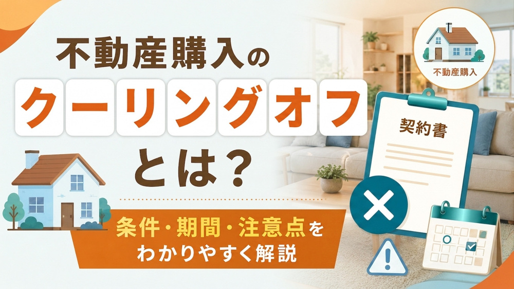 不動産購入のクーリングオフとは？ 条件・期間・注意点をわかりやすく解説の画像