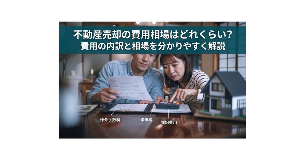不動産売却の費用相場はどれくらい？費用の内訳と相場を分かりやすく解説の画像