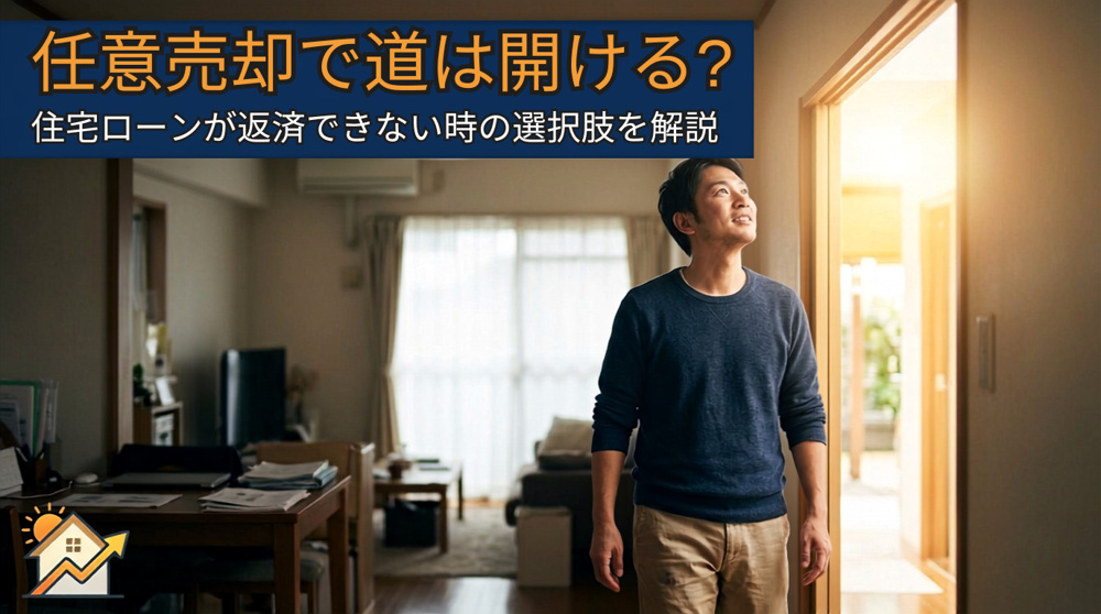 任意売却で道は開ける？住宅ローンが返済できない時の選択肢を解説の画像