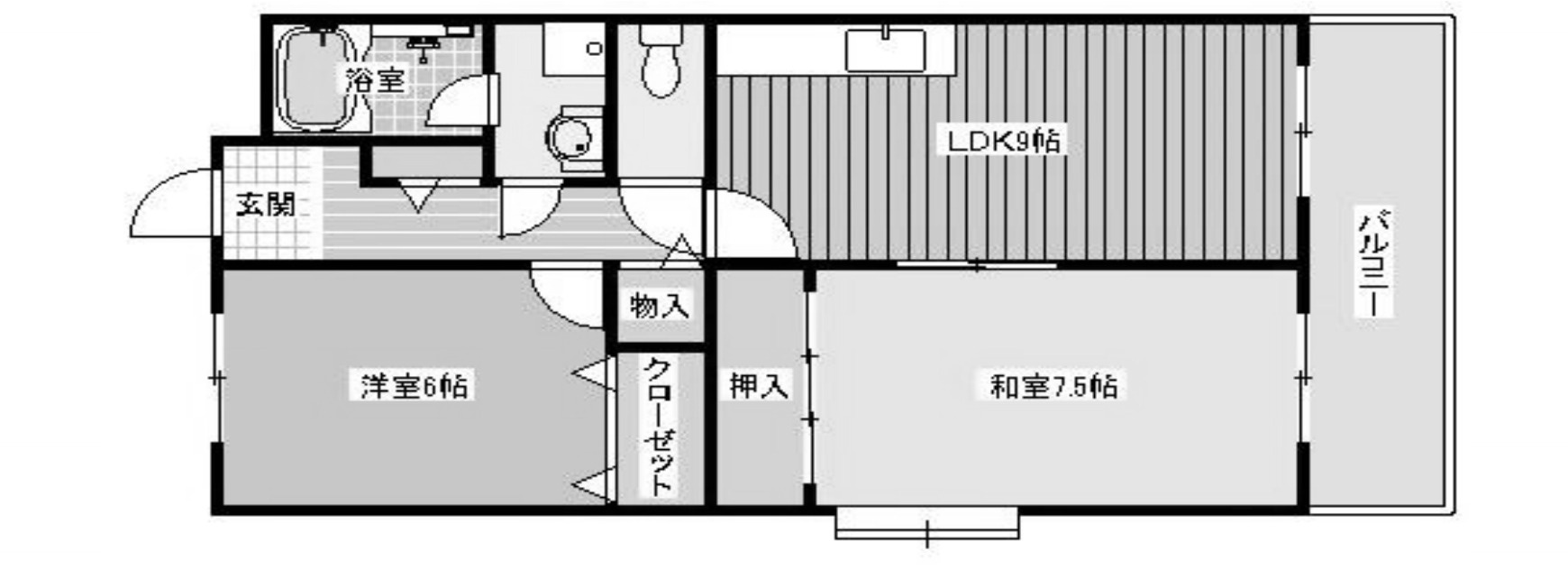 メゾンアール407 間取り図