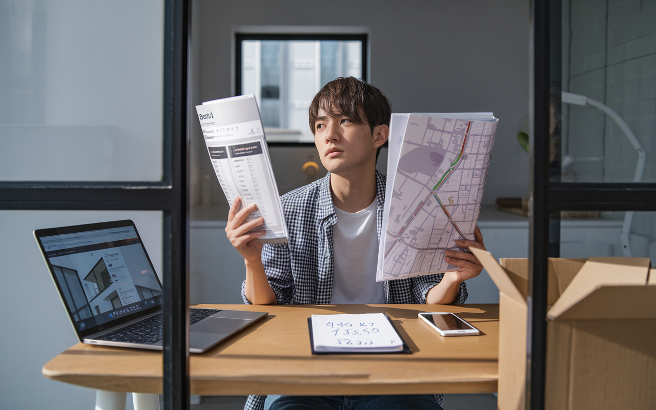 初めての1人暮らしで迷わない？通勤とエリア家賃相場から住みたい場所の選択をの画像