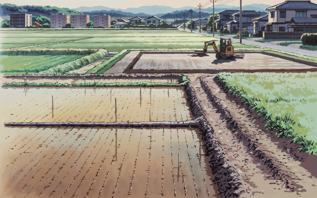 田んぼや畑の売却を検討中の方へ！地盤改良やインフラ整備の費用も解説の画像