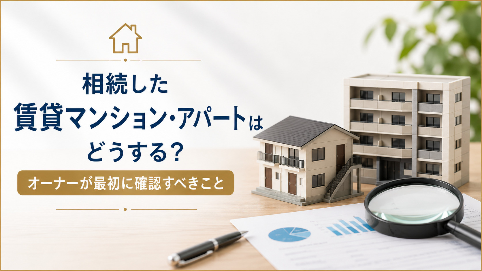 相続した賃貸マンション・アパートはどうする？オーナーが最初に確認すべきことの画像