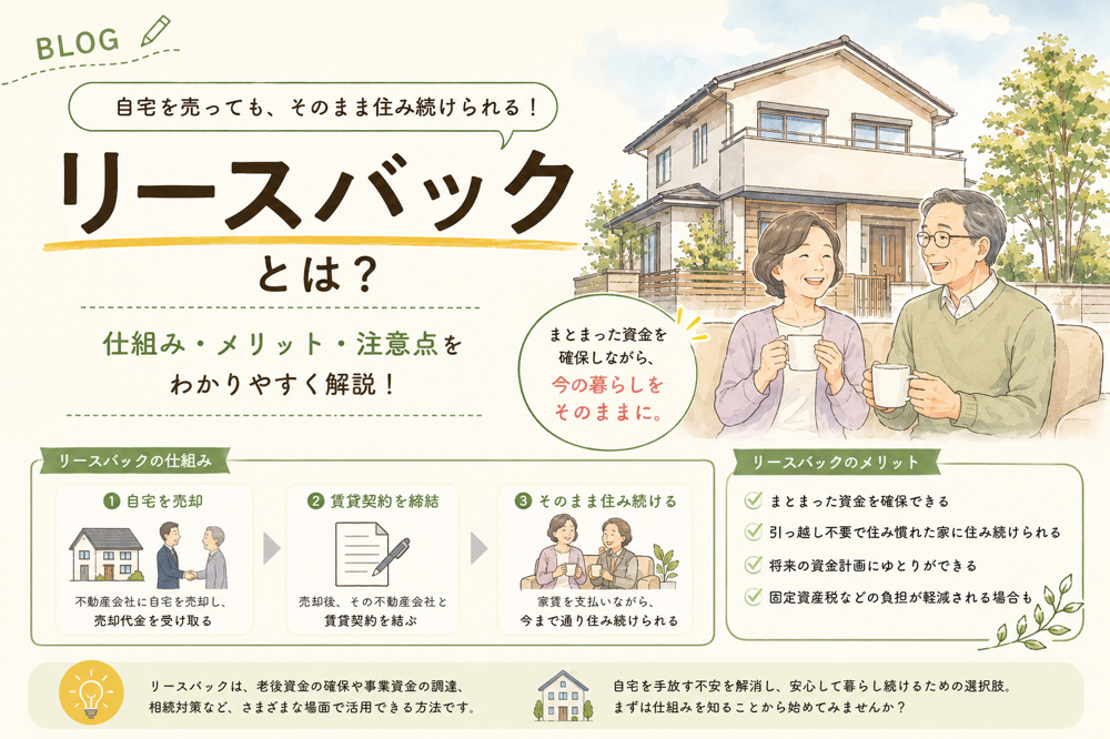 老後資金の不安に備えるには？リースバックとリバースモーゲージを比較して自宅活用の選択肢を知るの画像