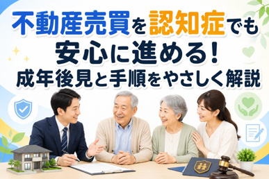 不動産売買を認知症でも安心に進める！成年後見と手順をやさしく解説の画像