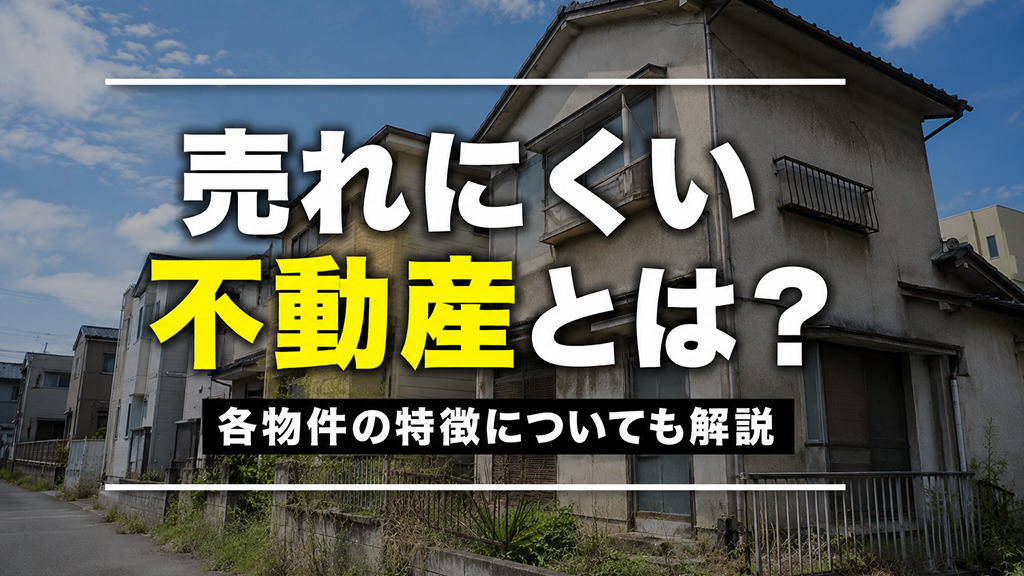 売れにくい不動産とは？各物件の特徴についても解説の画像