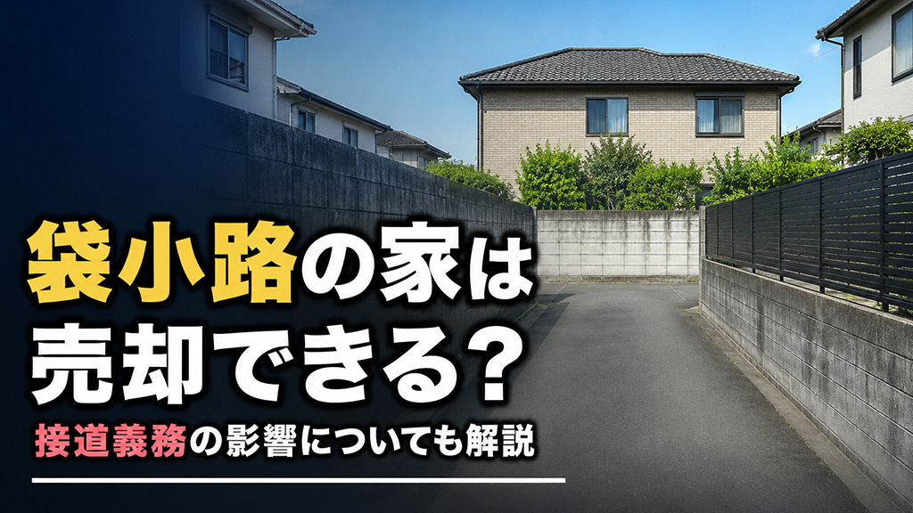 袋小路の家は売却できる？接道義務の影響についても解説の画像