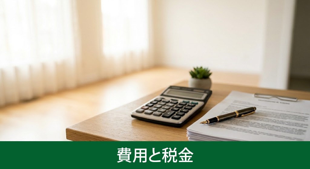 空き家の処分時にかかる主な費用と税金