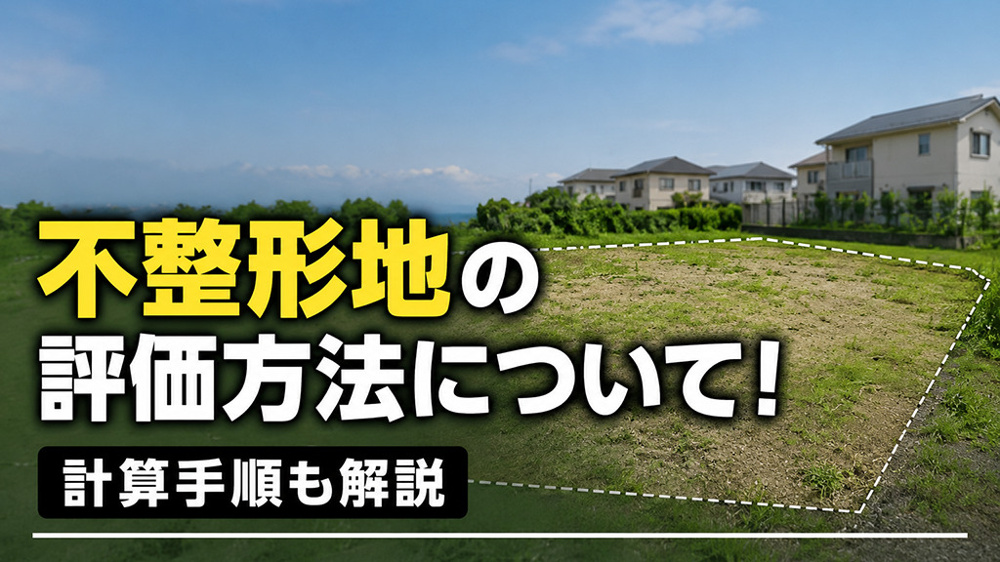 不整形地の評価方法について！計算手順も解説の画像