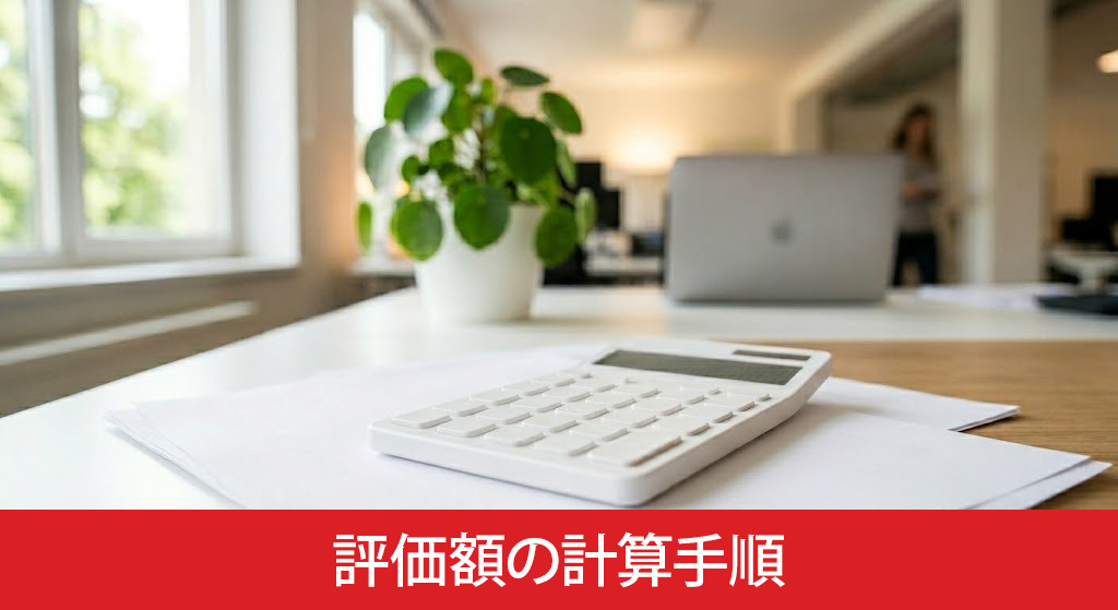 不整形地の評価額の計算手順