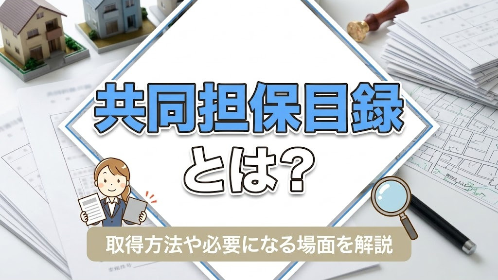 共同担保目録とは？取得方法や必要になる場面を解説