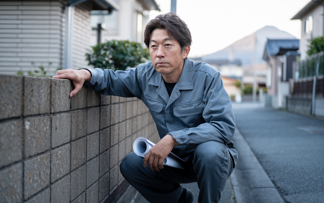 富士宮市の境界線で迷わない芯積みとは？ブロック塀の配置と所有関係を解説の画像