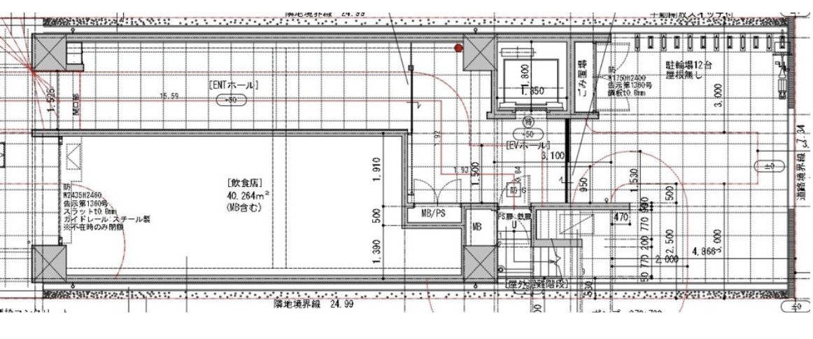 京町堀エリア！新築デザイナーズ１階店舗！約12.1坪！業種相談！の画像