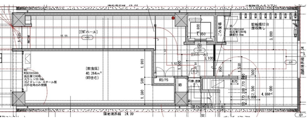 京町堀エリア！新築デザイナーズ１階店舗！約12.1坪！業種相談！の画像