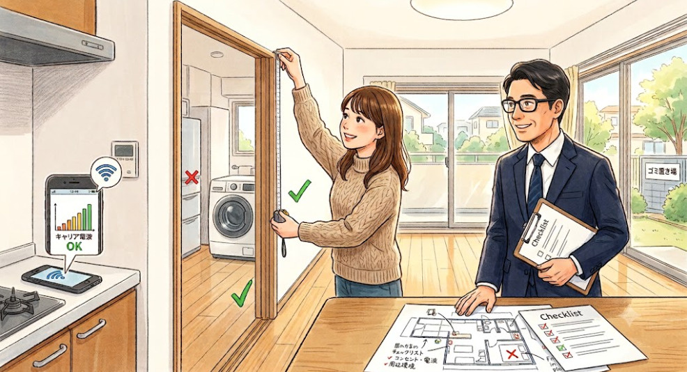 【お部屋探し】間取り図だけでは100%分からない！プロが教える「契約前に絶対見落としたくない盲点」ワースト5の画像