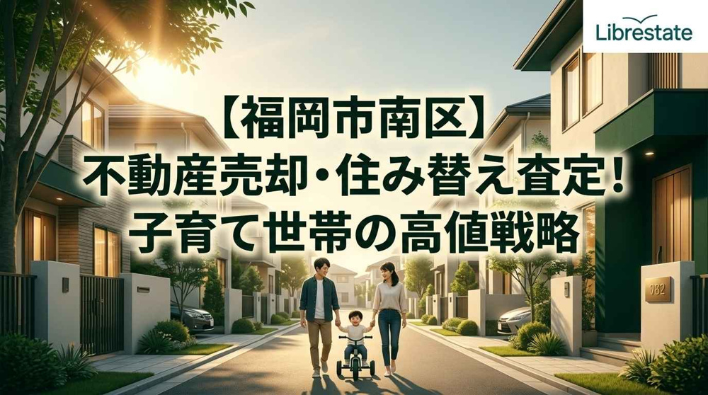 【福岡市南区】不動産売却・住み替え査定！子育て世帯の高値戦略の画像