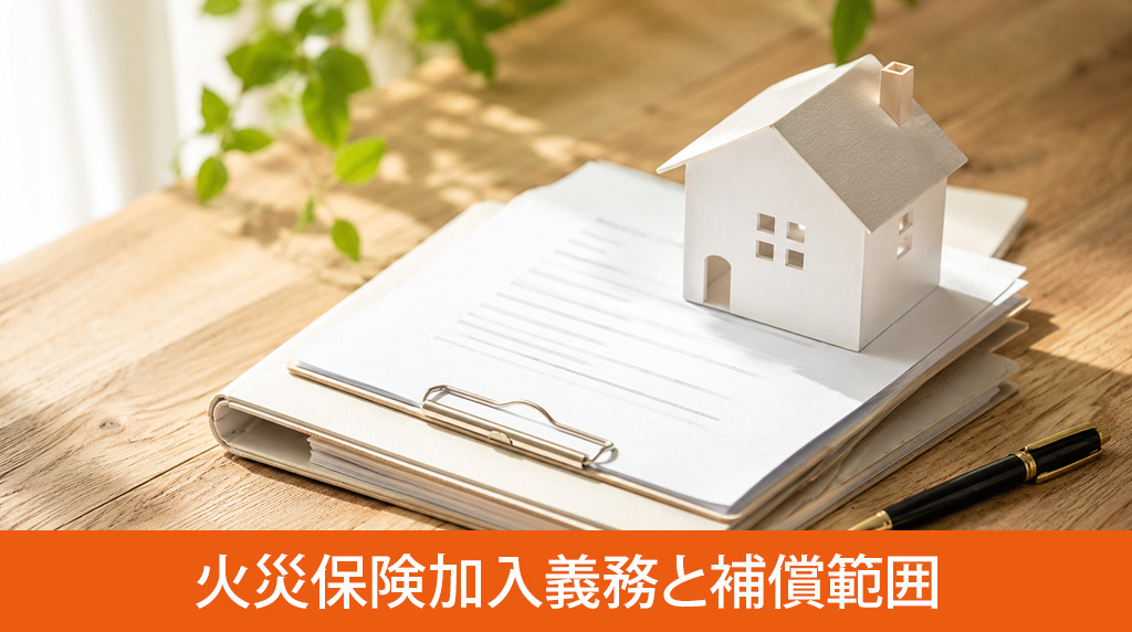  不動産購入時の火災保険加入義務と補償範囲