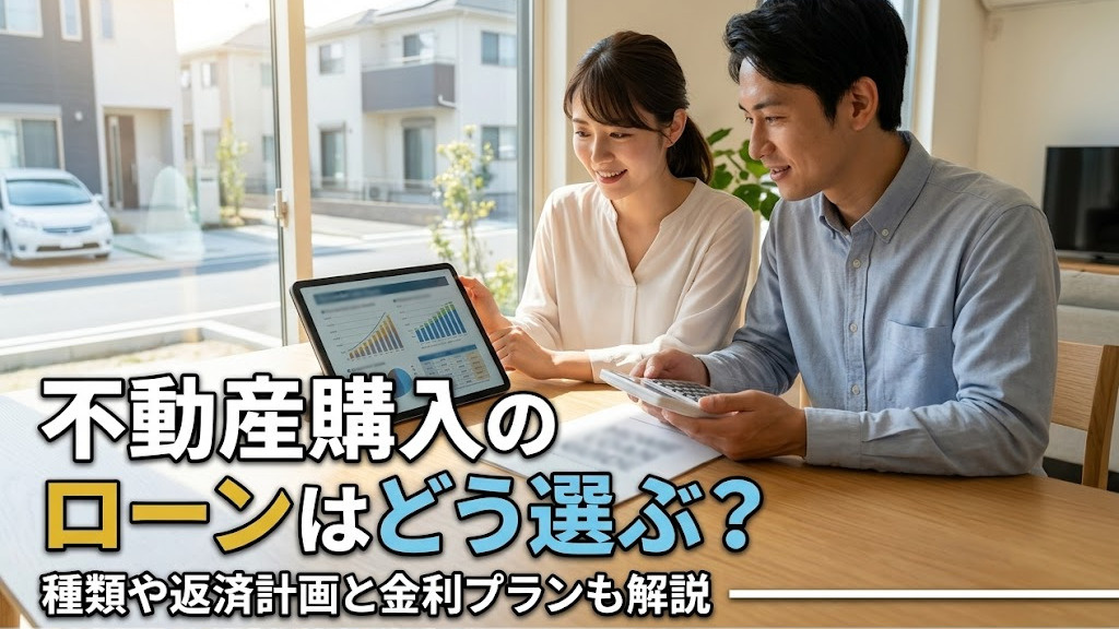不動産購入のローンはどう選ぶ？種類や返済計画と金利プランも解説