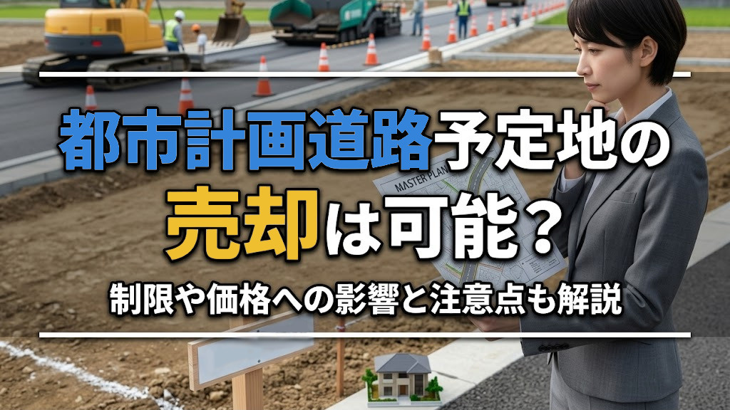都市計画道路予定地の売却は可能？制限や価格への影響と注意点も解説