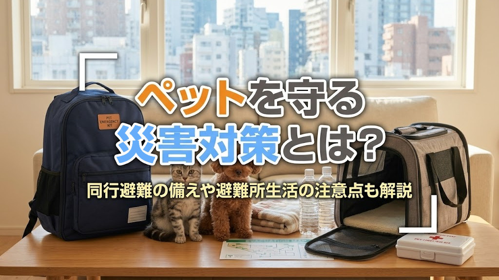 ペットを守る災害対策とは？同行避難の備えや避難所生活の注意点も解説の画像