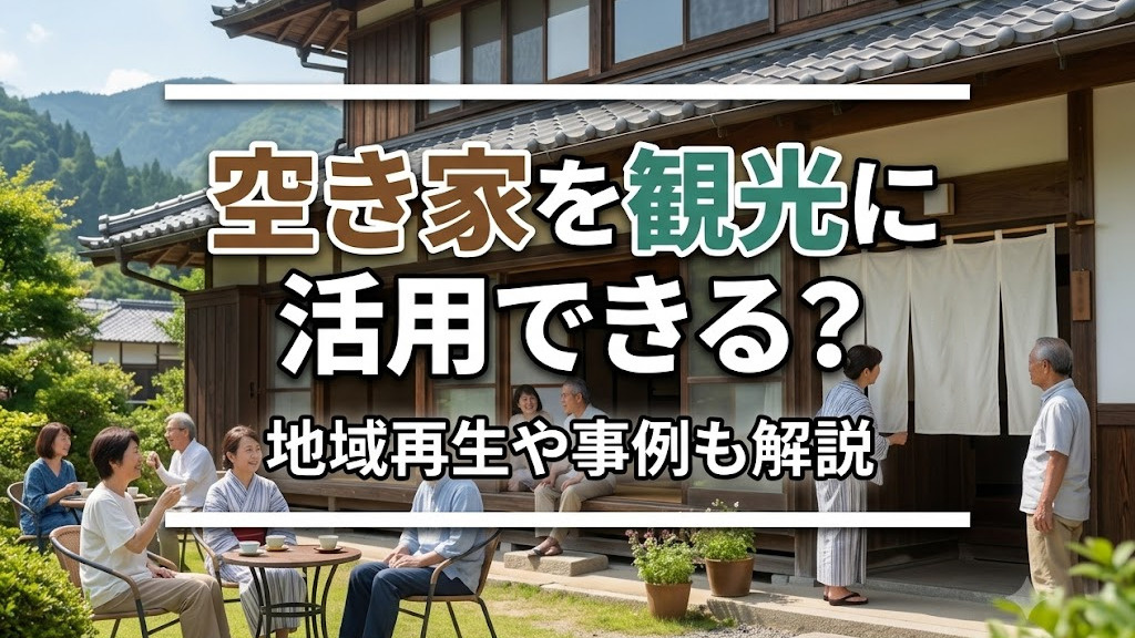 空き家を観光に活用できる？地域再生や事例も解説の画像