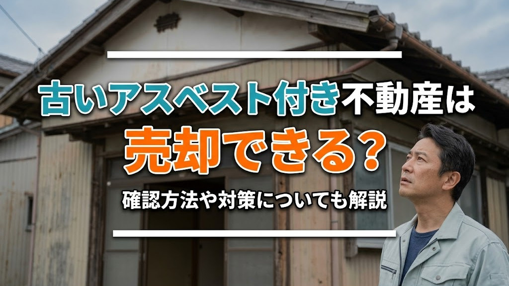 古いアスベスト付き不動産は売却できる？確認方法や対策についても解説の画像