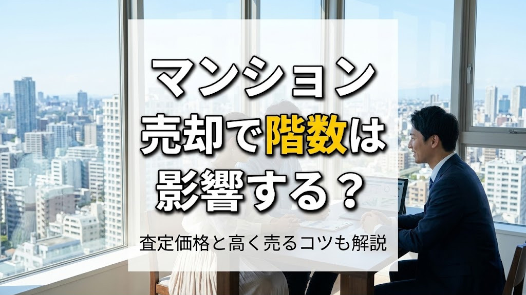マンション売却で階数は影響する？査定価格と高く売るコツも解説