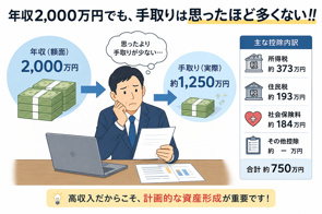 年収2,000万円会社員の資産形成|高所得者こそ考えたい「守り」と「攻め」の不動産戦略の画像