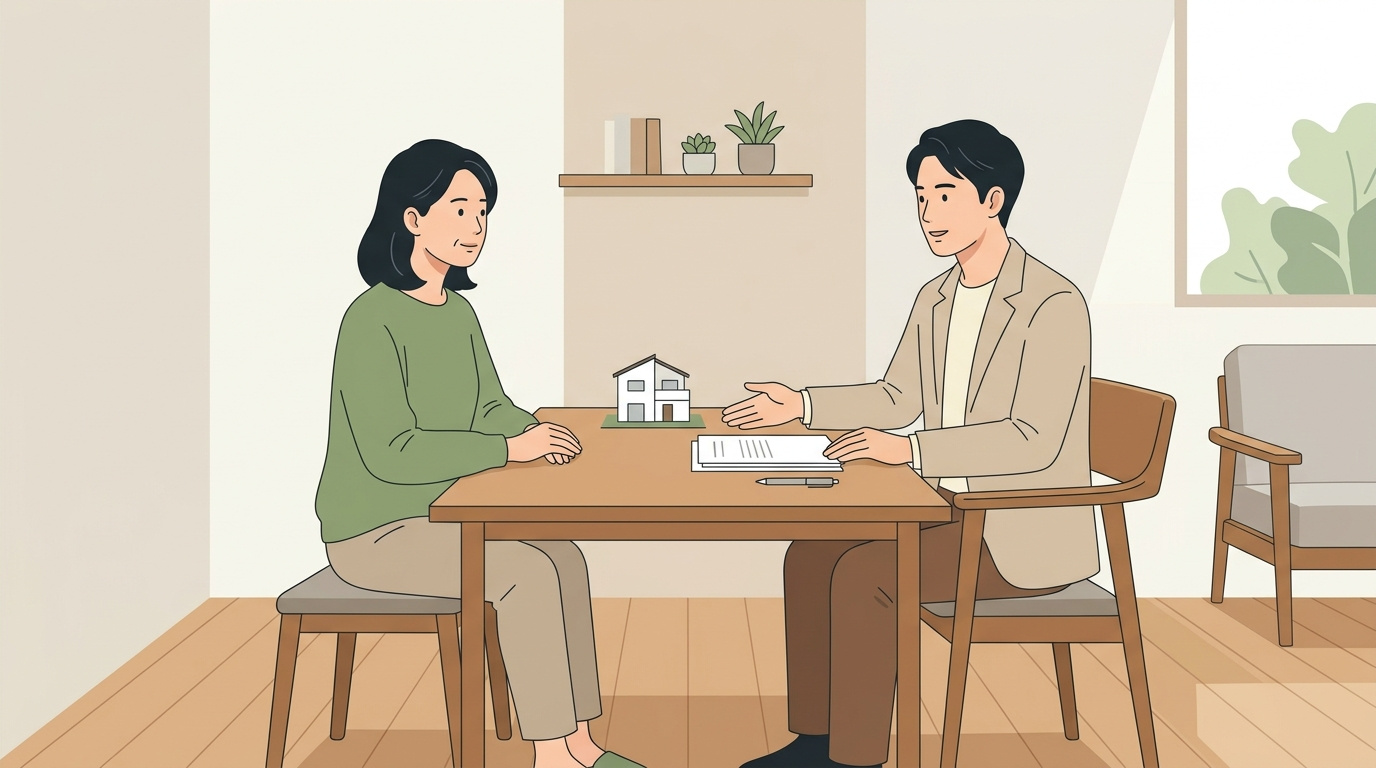 不動産会社への相談のイメージ