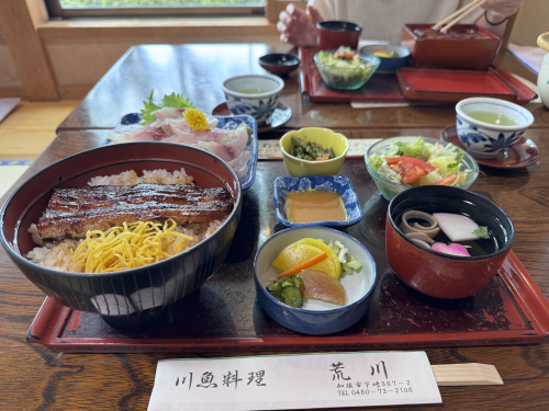 【川魚料理 荒川で贅沢ランチ】の画像