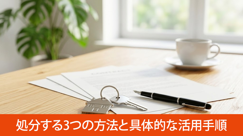 負動産を処分する3つの方法と具体的な活用手順