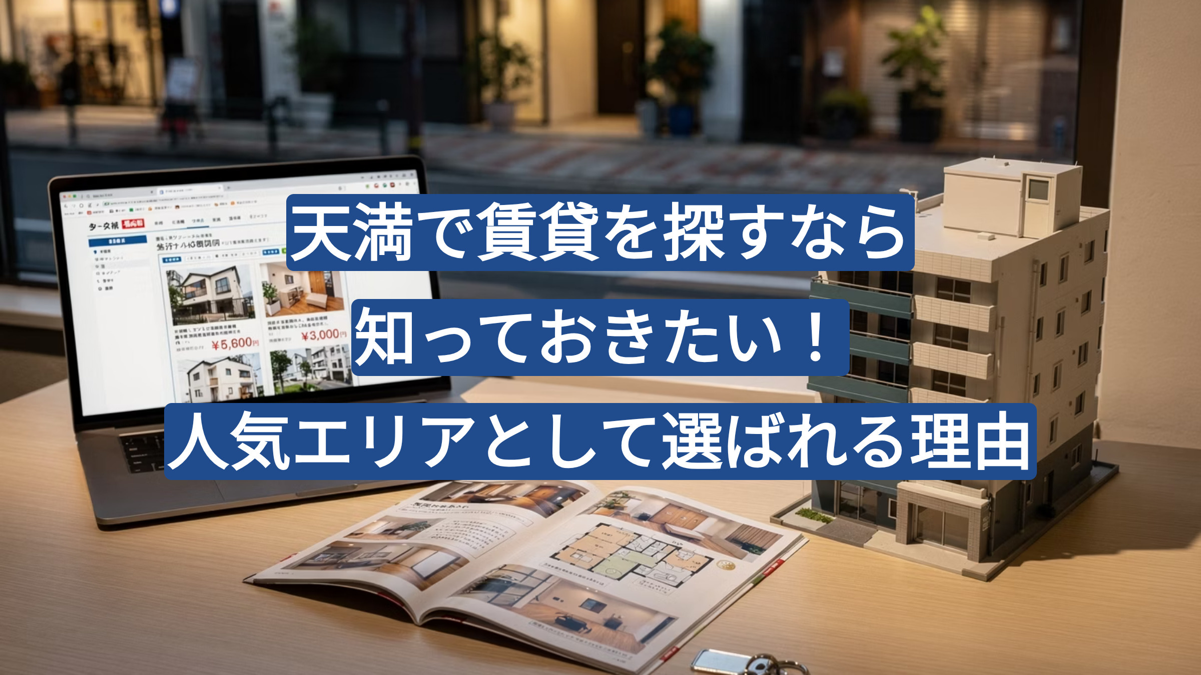 天満で賃貸を探すなら知っておきたい！人気エリアとして選ばれる理由を解説の画像