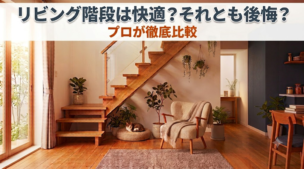 リビング階段は寒いって本当？デメリットと後悔しない対策を解説の画像
