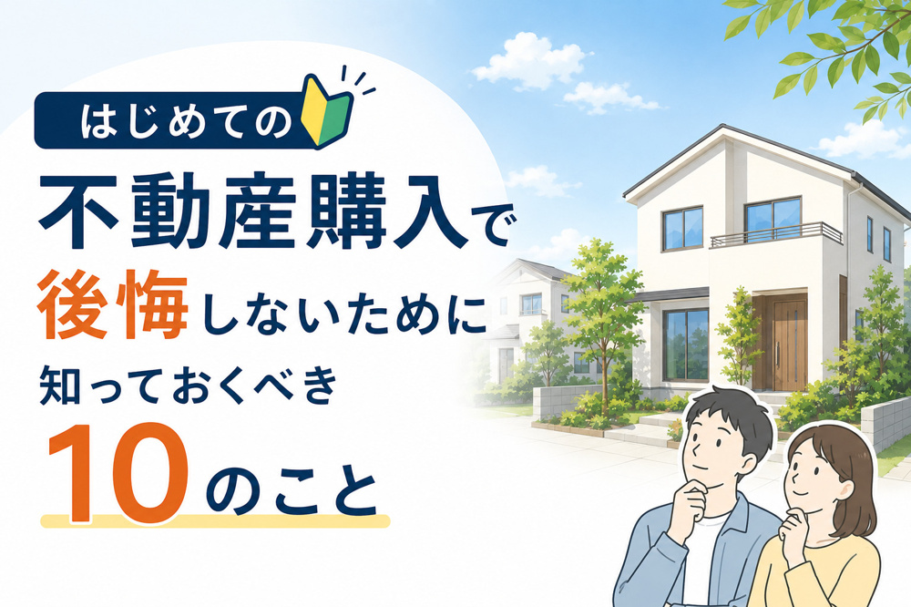はじめての不動産購入で後悔しないために知っておくべき10のことの画像