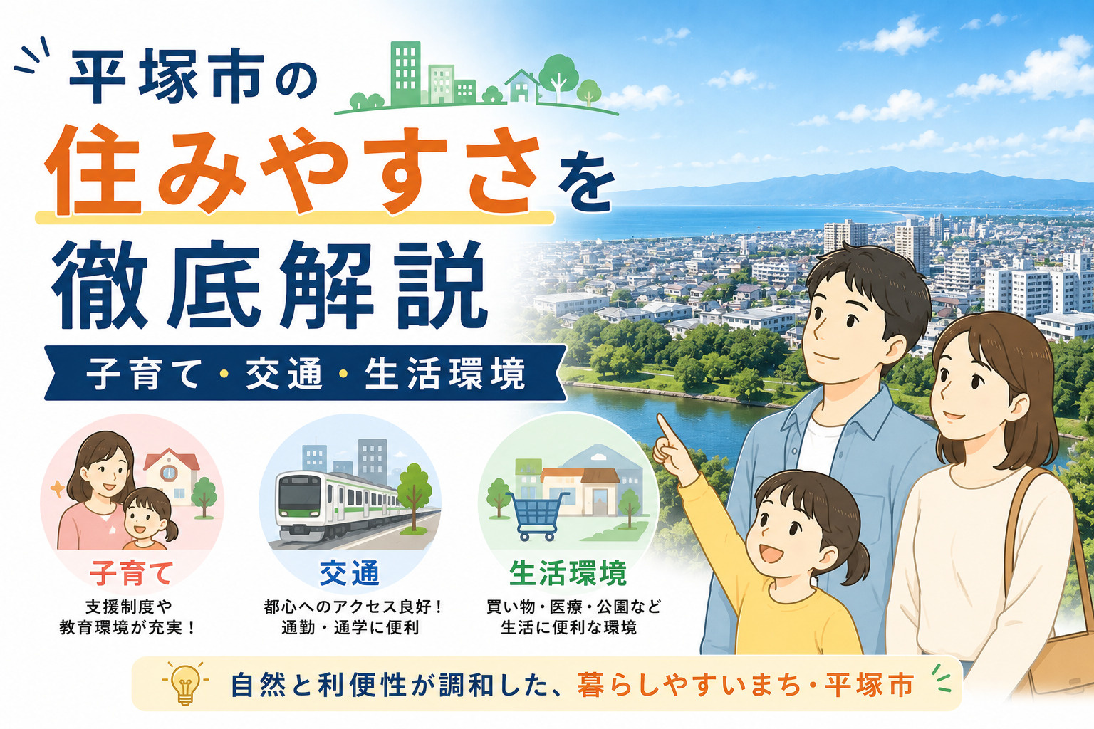 平塚市の住みやすさを徹底解説の画像