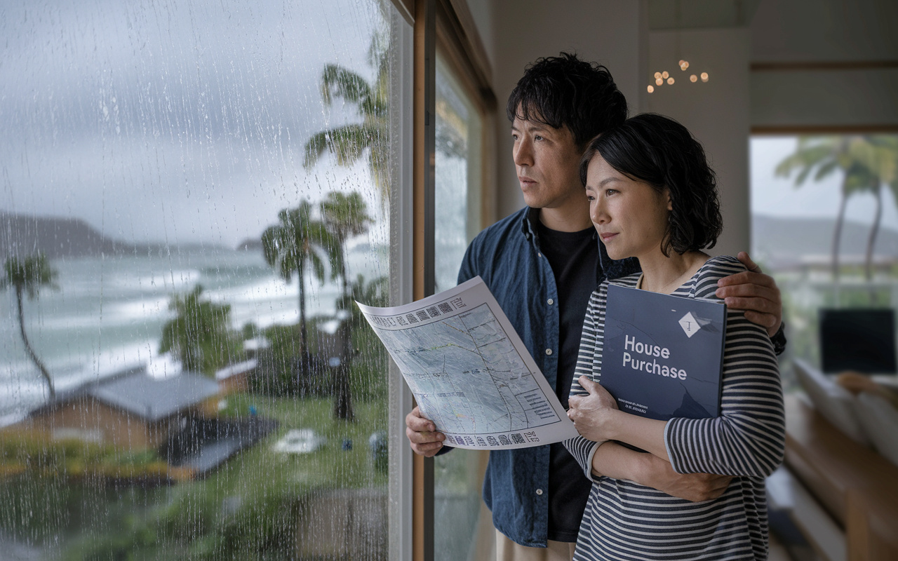 北谷町で戸建て購入を検討中の方へ！台風被害リスクを知り安心できる家選びのポイントを解説の画像