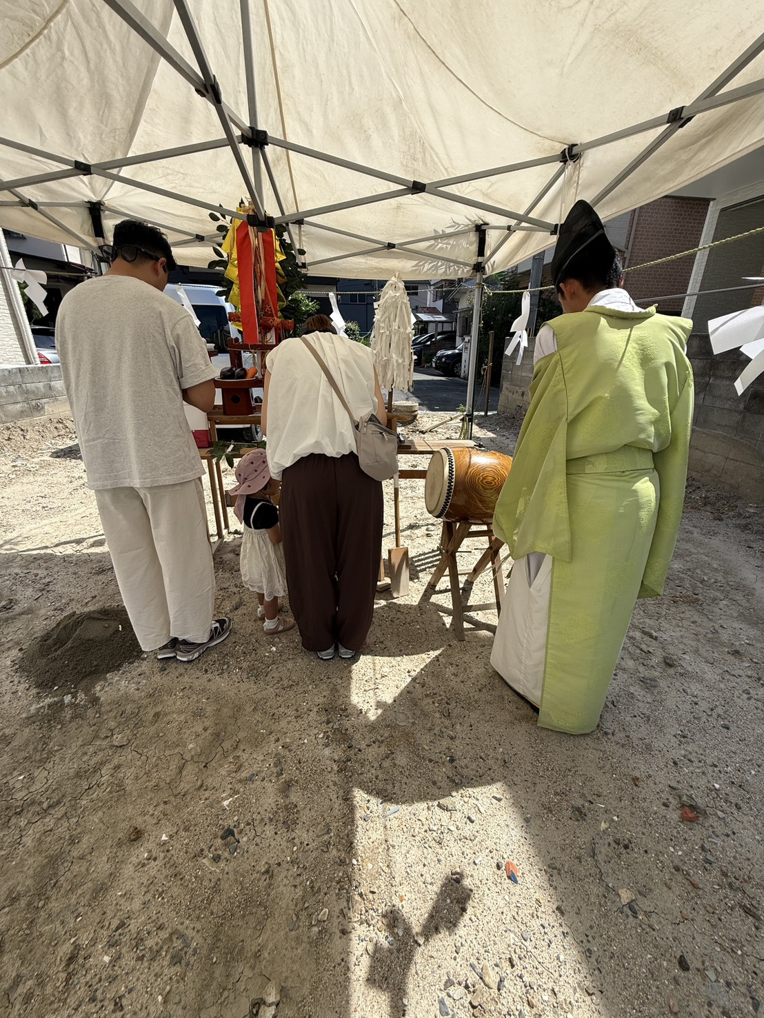 地鎮祭おめでとうございます！の画像