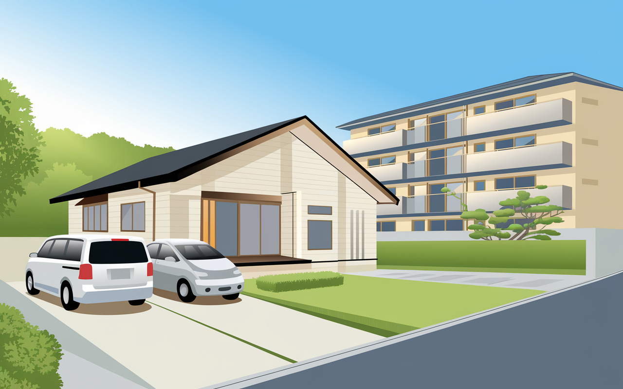 駐車場2台確保の戸建てとマンションどっちが安心？家族に合う探し方と確認ポイントの画像