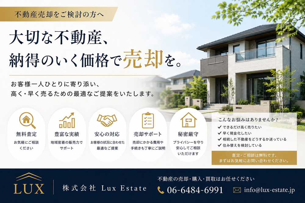 不動産売却で後悔しないために｜高く・早く売る5つのポイントの画像