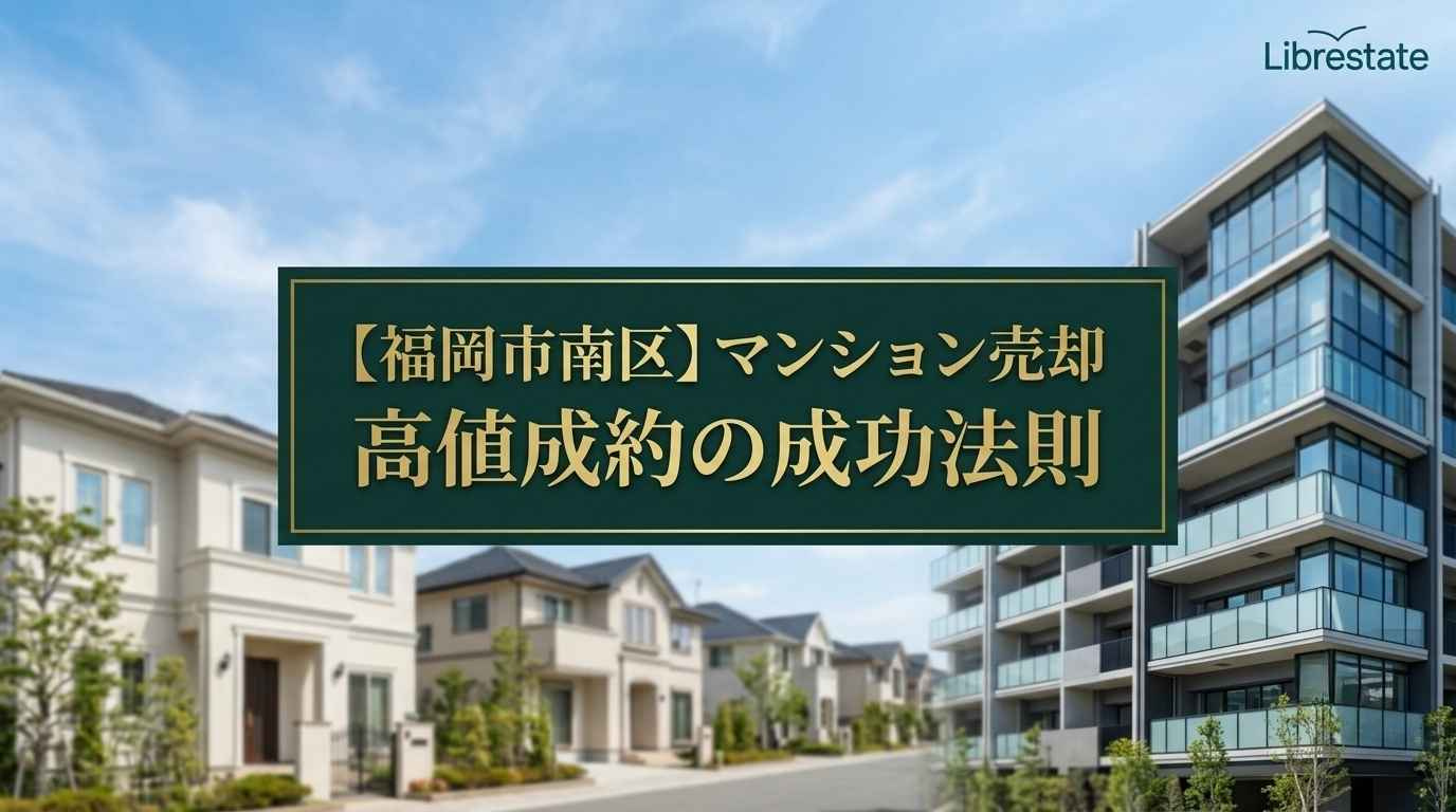 福岡市南区】マンション売却で損しない！高値成約の成功法則｜福岡市