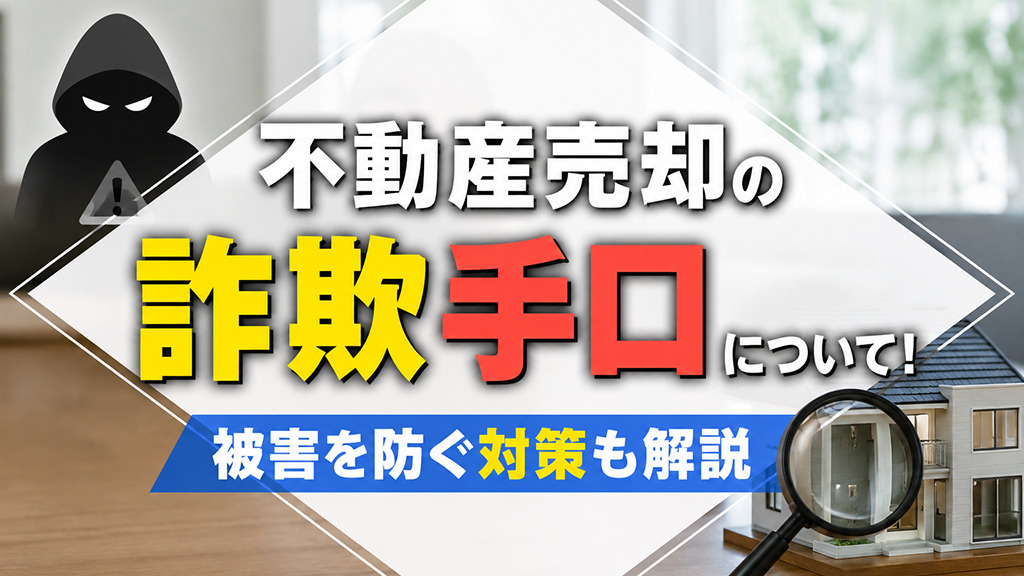 不動産売却の詐欺手口について！被害を防ぐ対策も解説の画像
