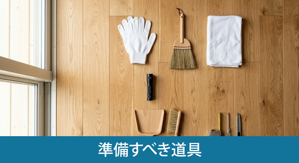自分で空き家を管理する際に準備すべき道具