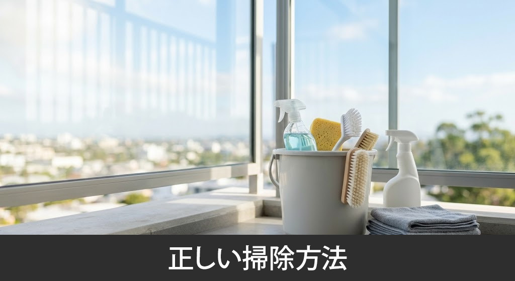 ベランダの正しい掃除方法