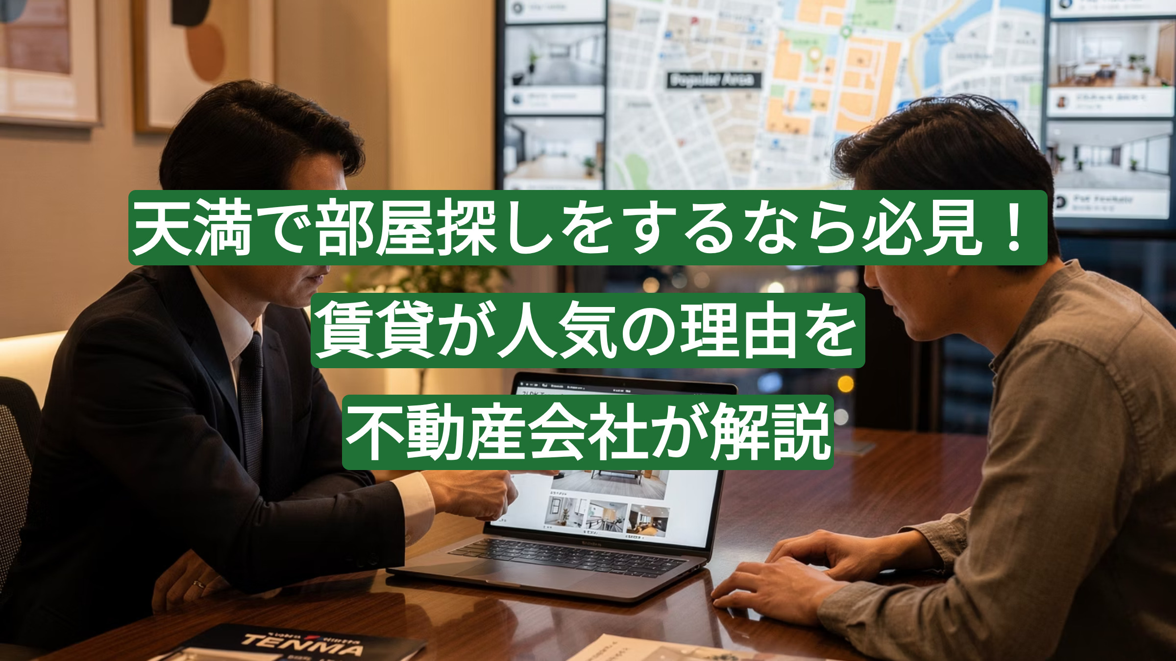 天満で部屋探しをするなら必見！賃貸が人気の理由を不動産会社が解説の画像