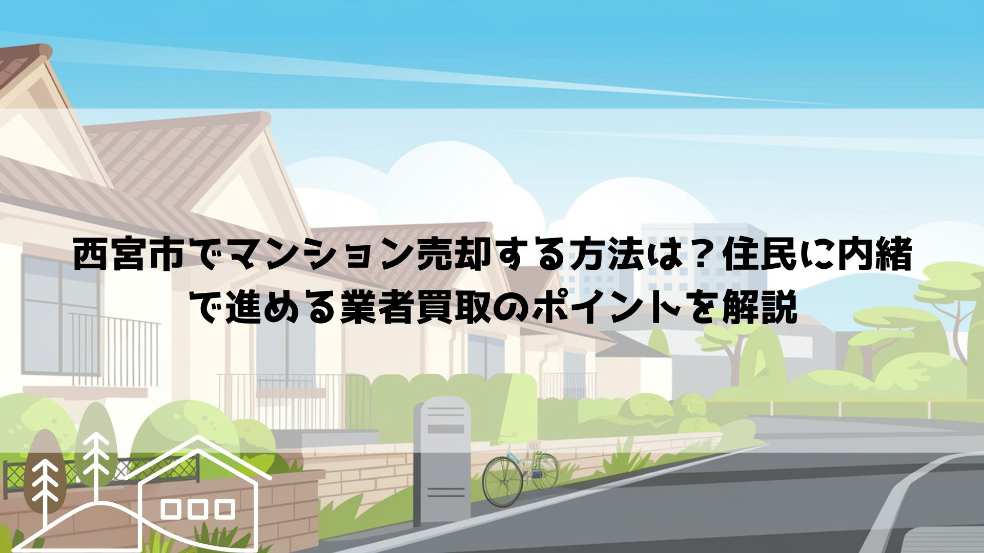 【2026年最新】西宮市でマンション売却する方法は?住民に内緒で進める業者買取のポイントを解説の画像
