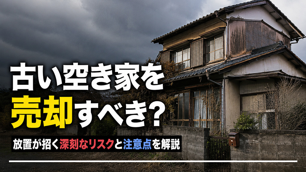 古い空き家を売却すべき？放置が招く深刻なリスクと注意点を解説の画像