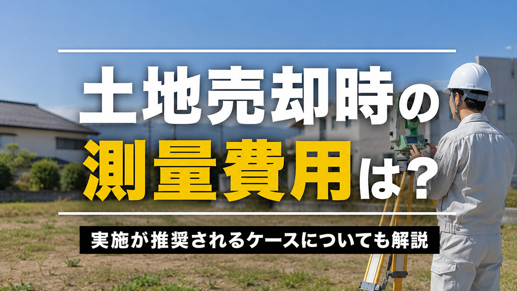 土地売却時の測量費用は？実施が推奨されるケースについても解説の画像