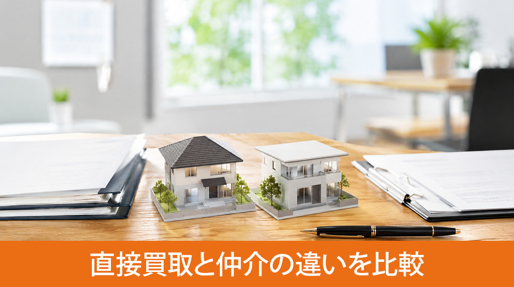 直接買取と仲介の違いを比較