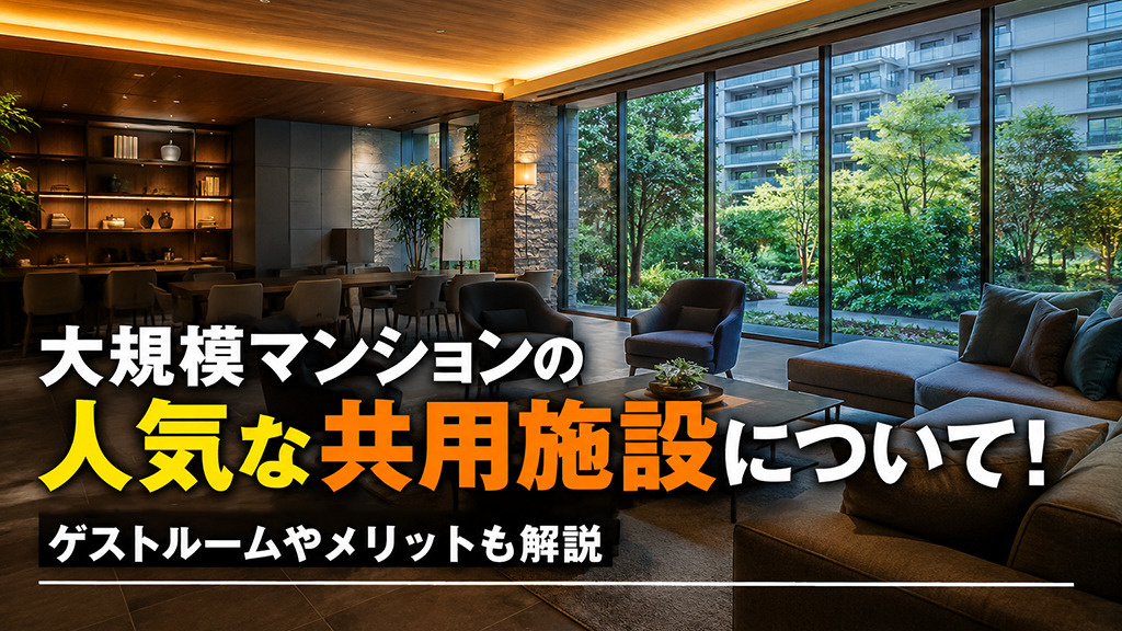 大規模マンションの人気な共用施設について！ゲストルームやメリットも解説の画像