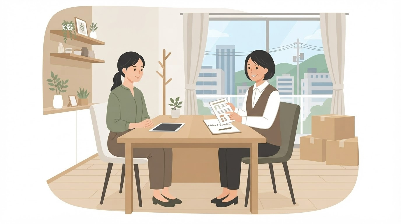 不動産会社へ相談するイメージ